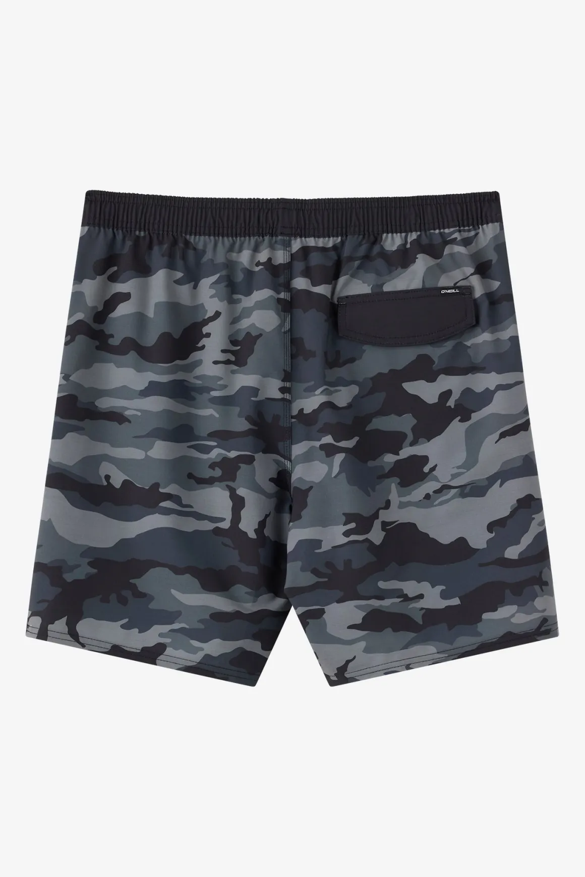 Hermosa Elastic Waist Lined 17" Swim Trunks Trunks - Black Camo | O'Neill