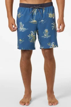 Hermosa Light Lined Elastic Waist 17" Swim Trunks Trunks - Indigo | O'Neill