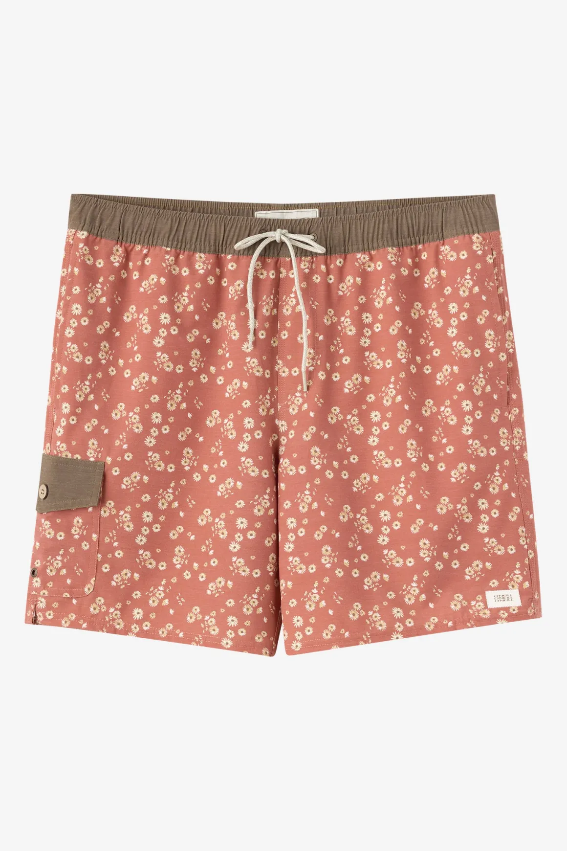 Hermosa Retro 17" Elastic Waist Swim Trunks Trunks - Chutney | O'Neill