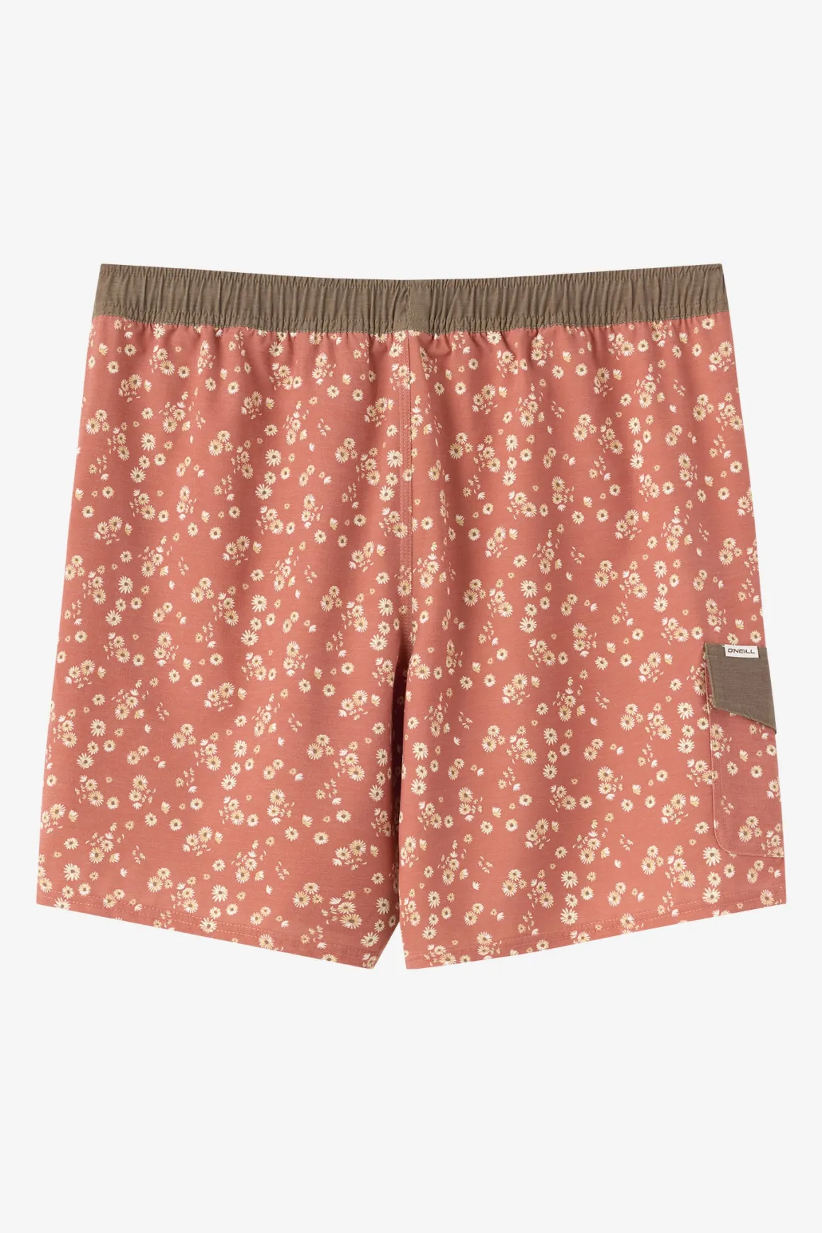 Hermosa Retro 17" Elastic Waist Swim Trunks Trunks - Chutney | O'Neill