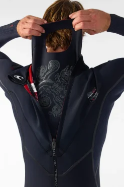 Hyperfreak Fire 4/3MM+ Back Zip Full Wetsuit - Blk/blk | O'Neill