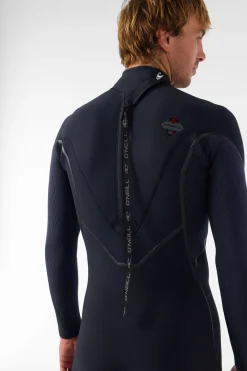 Hyperfreak Fire 4/3MM+ Back Zip Full Wetsuit - Blk/blk | O'Neill