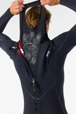 Hyperfreak Fire 4/3MM+ Back Zip Full Wetsuit - Blk/blk | O'Neill