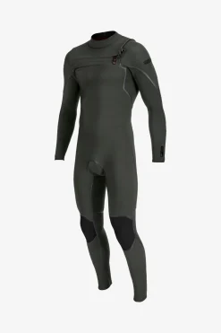 Hyperfreak Fire 4/3MM+ Chest Zip Full Wetsuit - Tempsteel/tempsteel | O'Neill