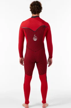 Hyperfreak Fire 4/3MM+ Chest Zip Full Wetsuit - Blk/blk | O'Neill