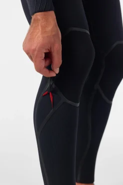 Hyperfreak Fire 4/3MM+ Chest Zip Full Wetsuit - Blk/blk | O'Neill