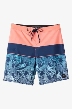 Hyperfreak Heat Block 19" Boardshorts - Peach Echo | O'Neill