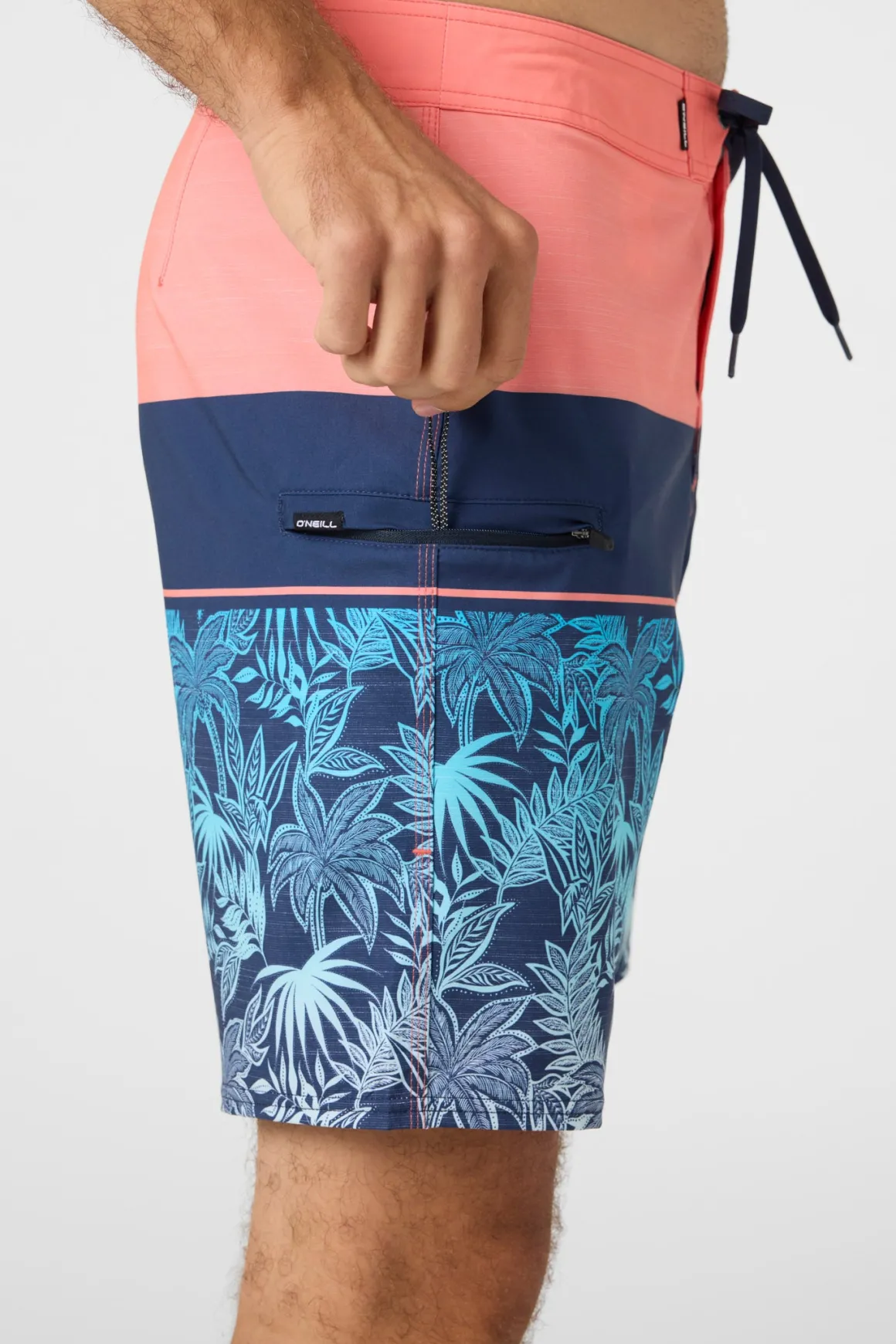 Hyperfreak Heat Block 19" Boardshorts - Peach Echo | O'Neill