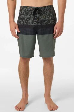 Hyperfreak Heat Hawaii 20" Boardshorts - Dark Olive | O'Neill