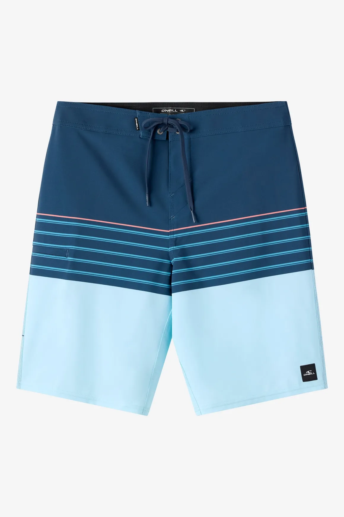 Hyperfreak Heat Stripe 21" Boardshorts - Midnight Navy | O'Neill