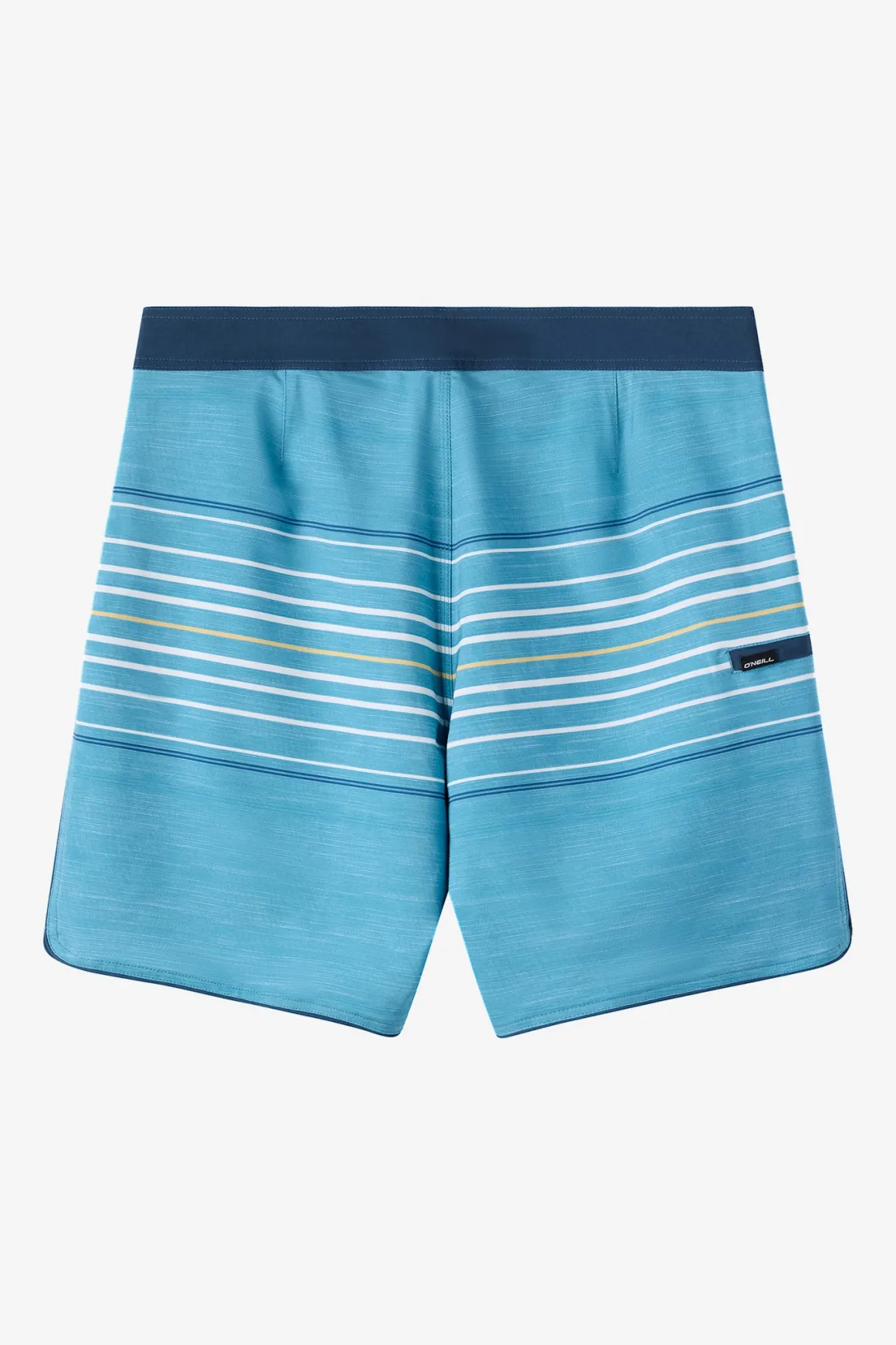 Hyperfreak Heat Stripe Scallop 18" Boardshorts - Stormy | O'Neill