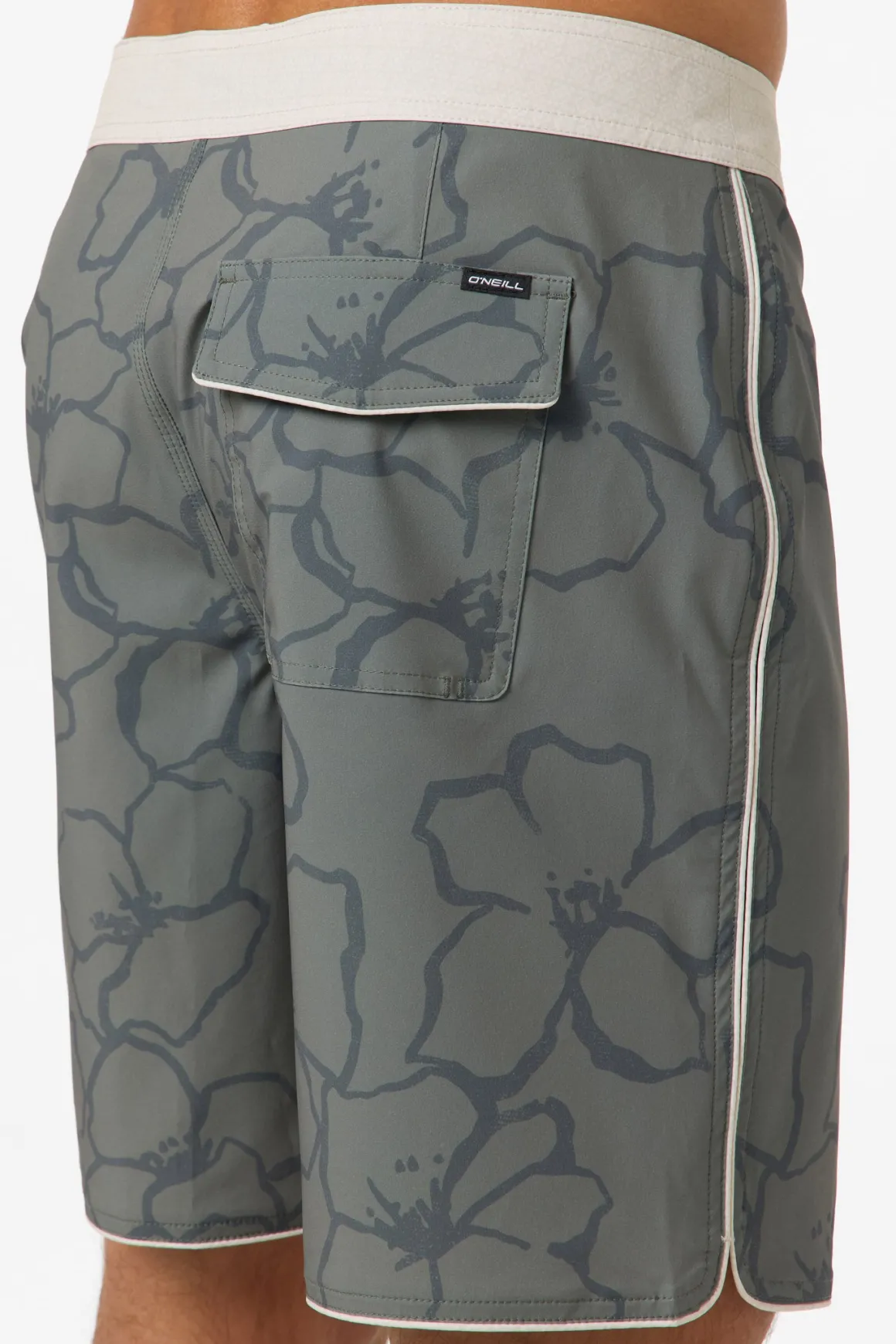 Hyperfreak Mysto Scallop 19" Boardshorts - Mulled Basil | O'Neill