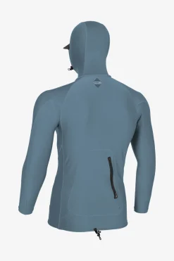 Hyperfreak Skins O'zone Long Sleeve Rash Guard W/ Hood - Blufusion | O'Neill