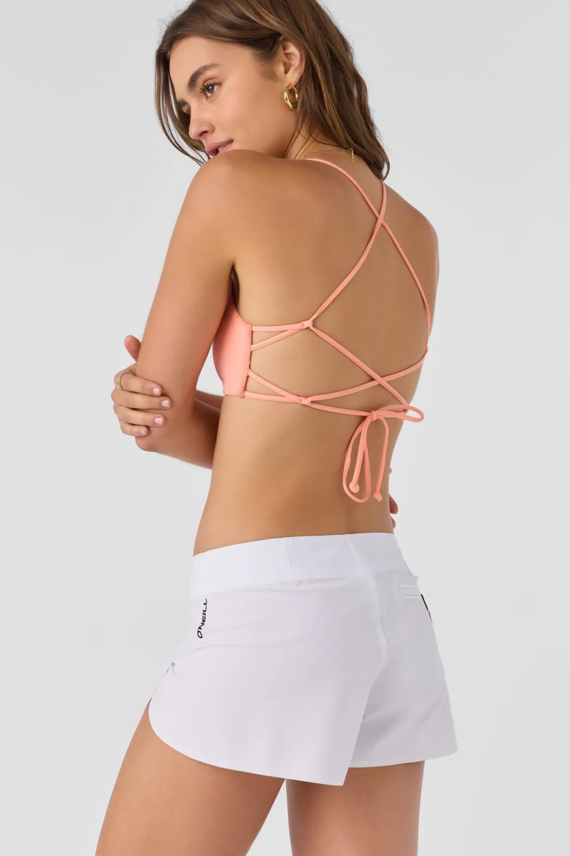 Hyperfreak Tech Troncones 2" Fixed Waist Boardshorts - White | O'Neill