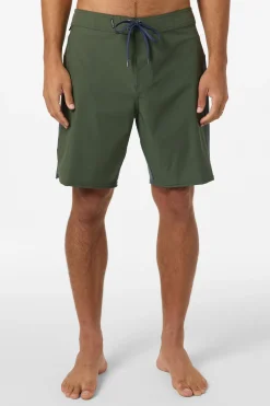 Hyperfreak TRVLR Tech Enduro 19" Boardshorts - Dark Olive | O'Neill