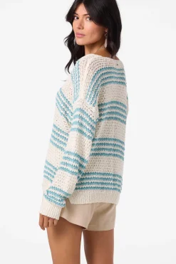 Iyla Long Sleeve Sweater - Nile Blue | O'Neill