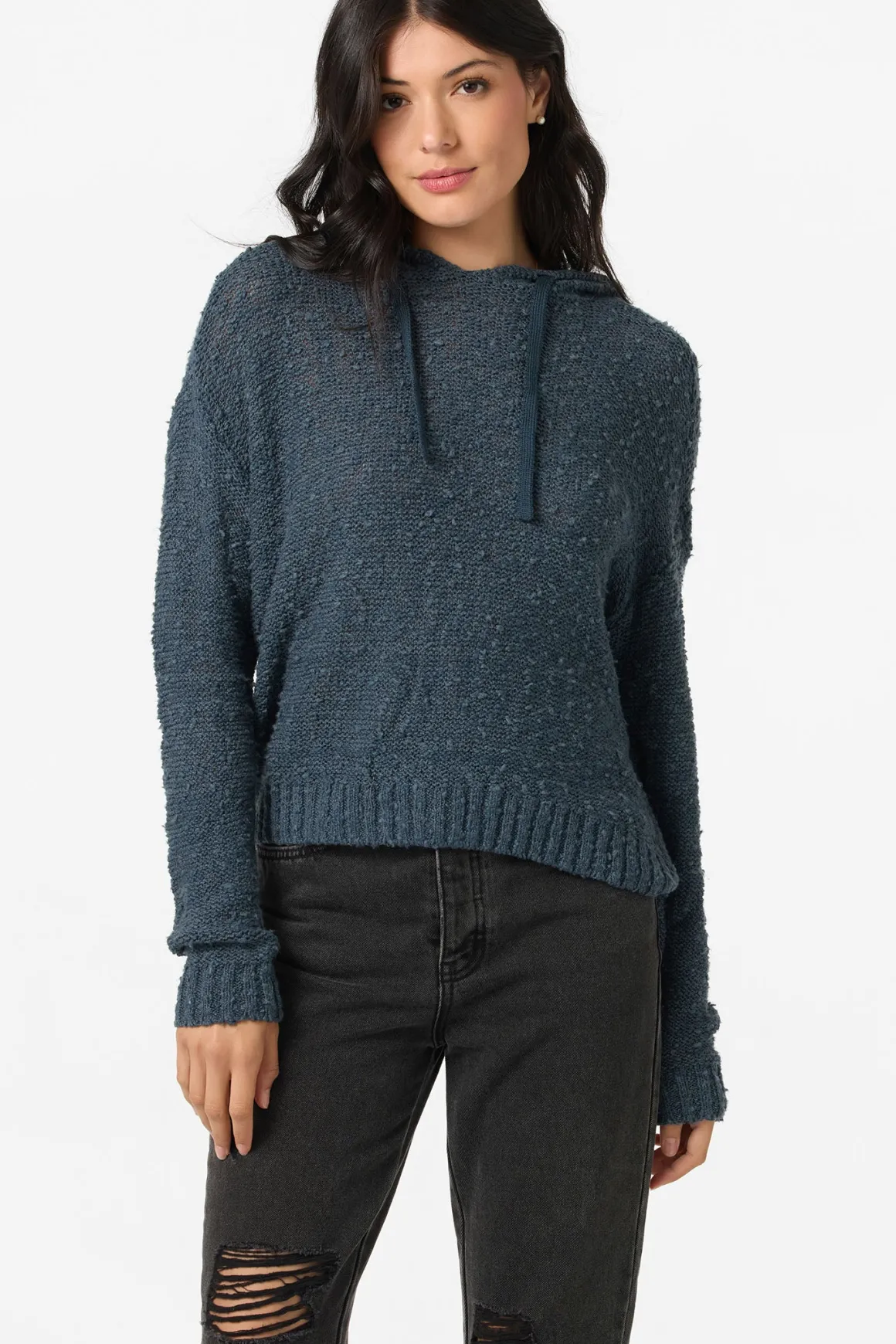 Jayne Solid Long Sleeve Sweater - Slate | O'Neill