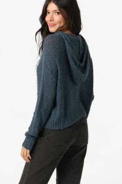 Jayne Solid Long Sleeve Sweater - Slate | O'Neill