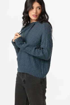 Jayne Solid Long Sleeve Sweater - Slate | O'Neill