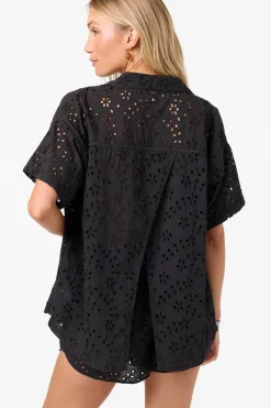 Jenna Cover-Up Top - Black | O'Neill