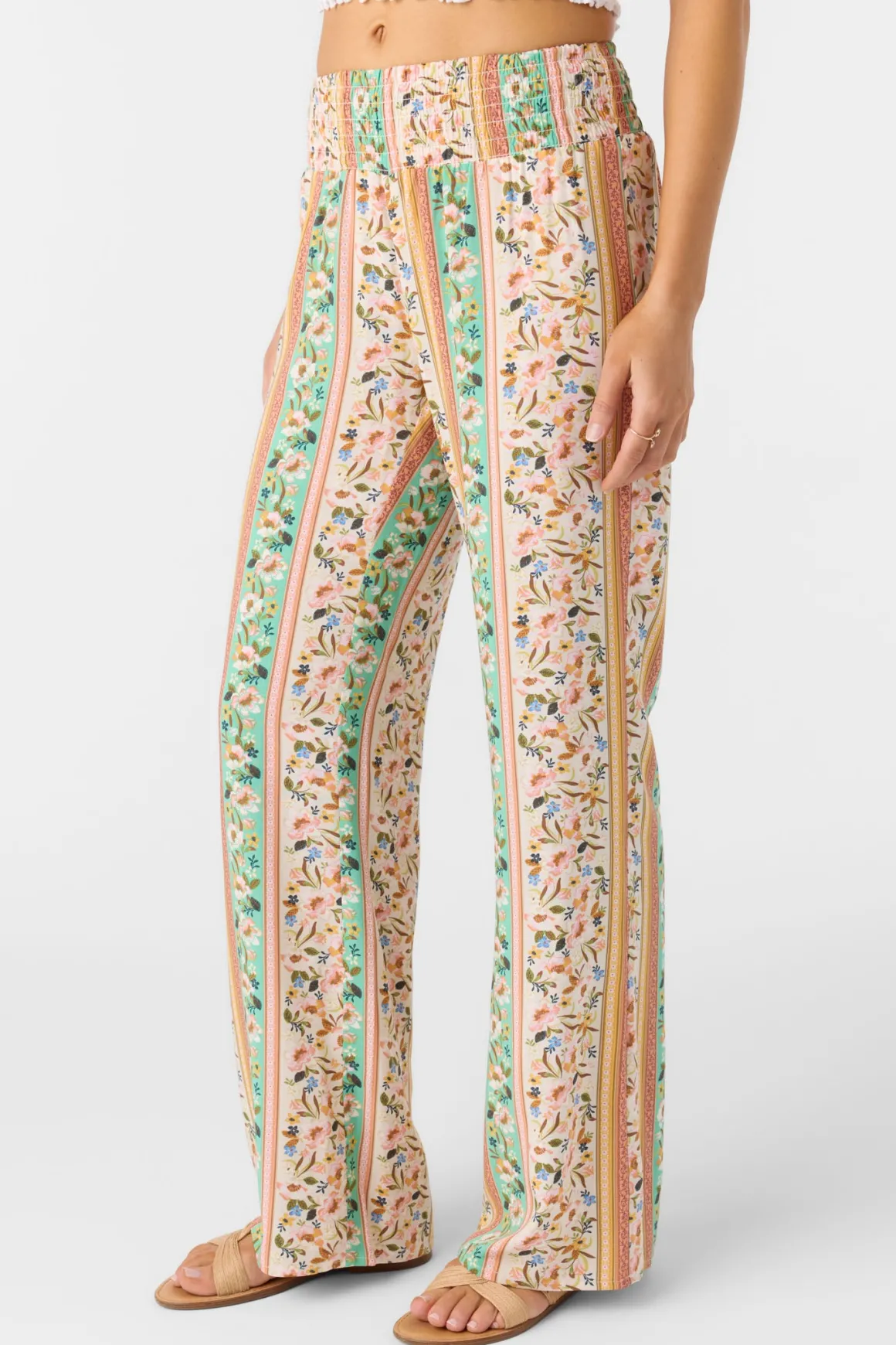 Jonie Cora Floral Pants - Tapioca | O'Neill