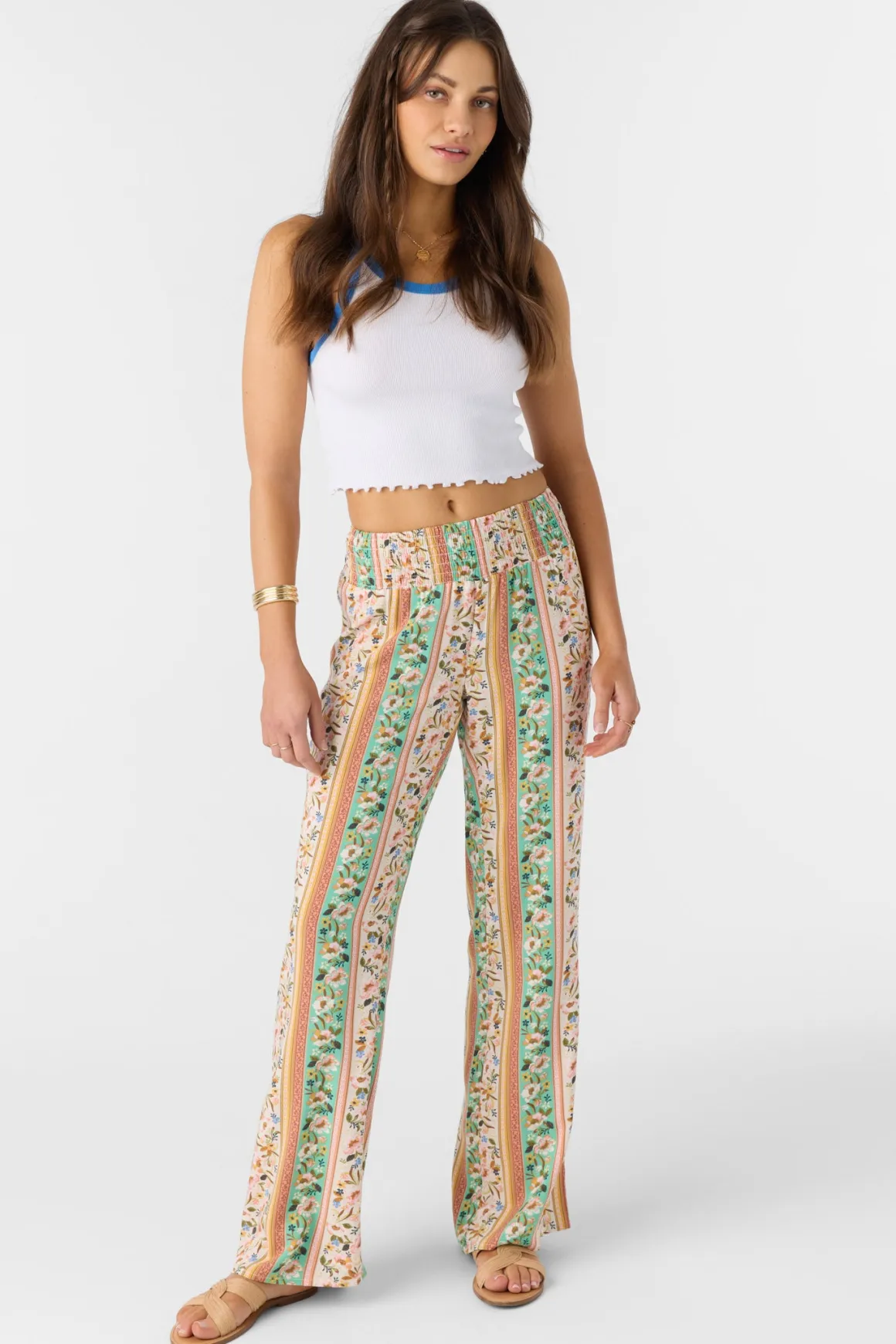 Jonie Cora Floral Pants - Tapioca | O'Neill