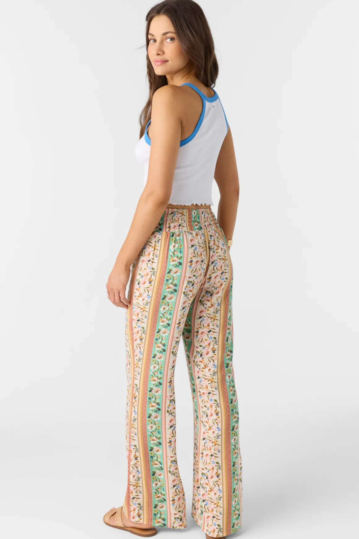 Jonie Cora Floral Pants - Tapioca | O'Neill