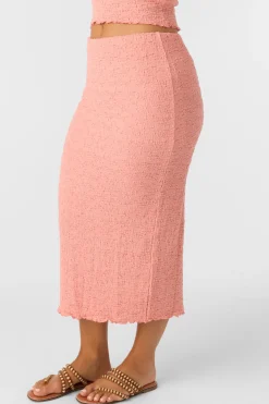 Jordana Midi Skirts - Coral Haze | O'Neill