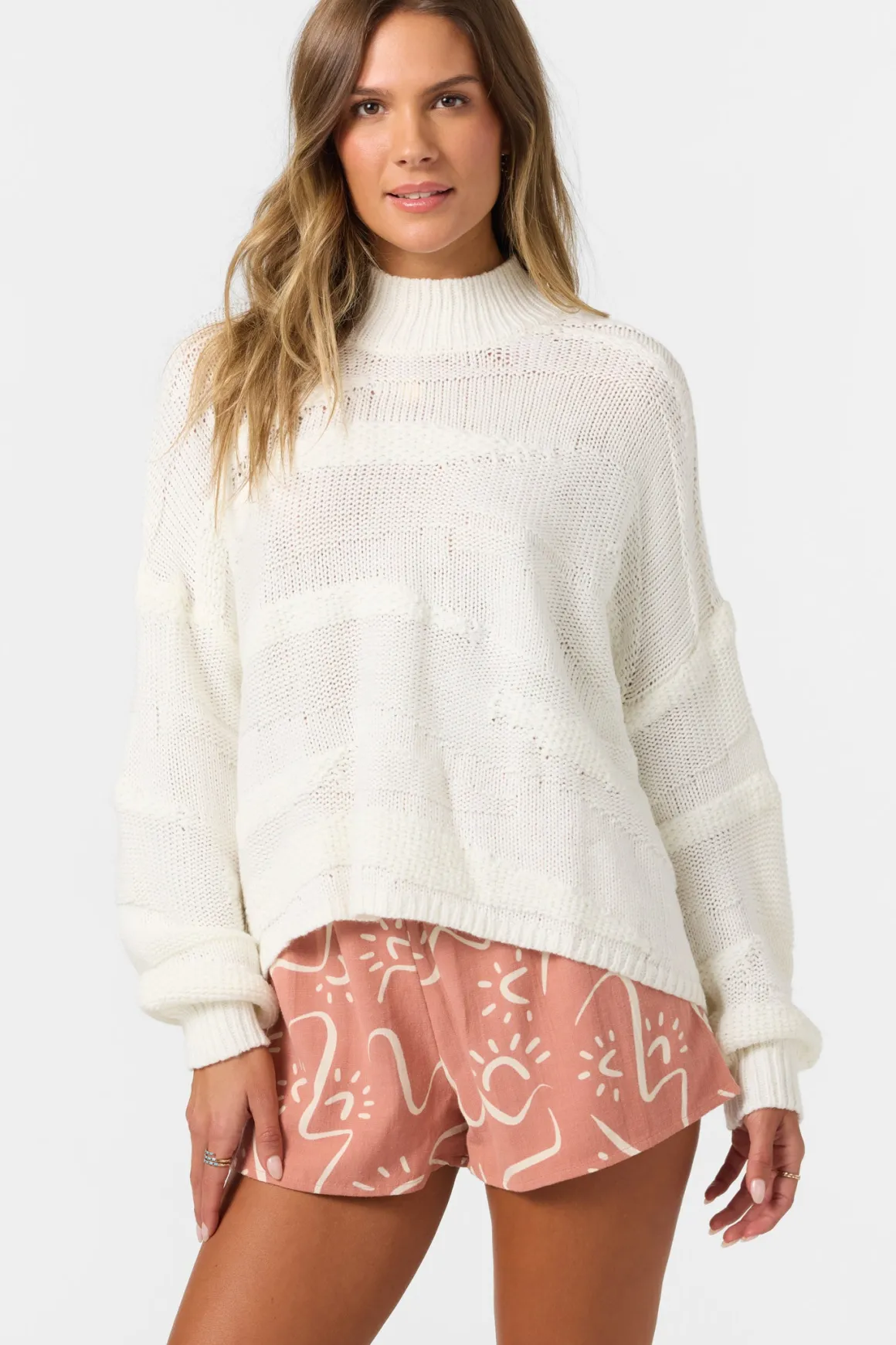 Kastalyn Long Sleeve Sweater - Winter White | O'Neill