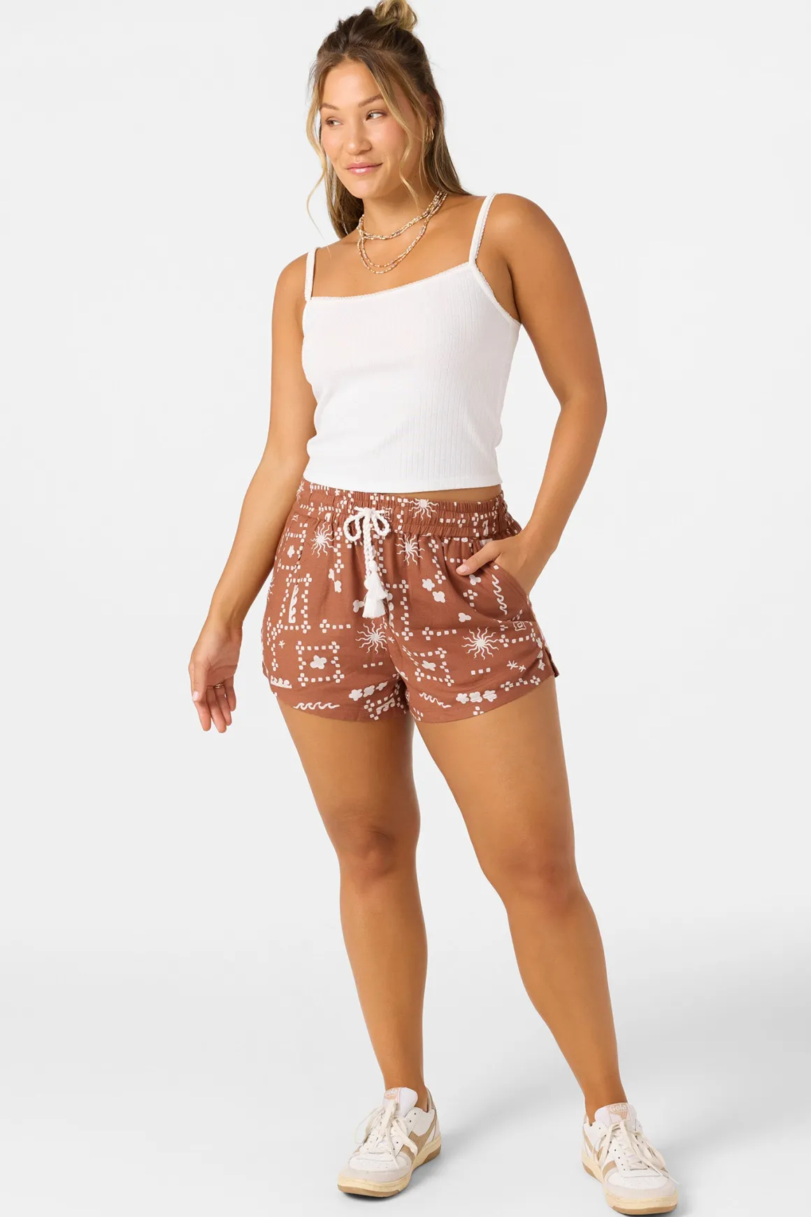 Keagan Abstract Beach Shorts - Rustic Brown | O'Neill