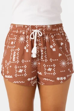 Keagan Abstract Beach Shorts - Rustic Brown | O'Neill