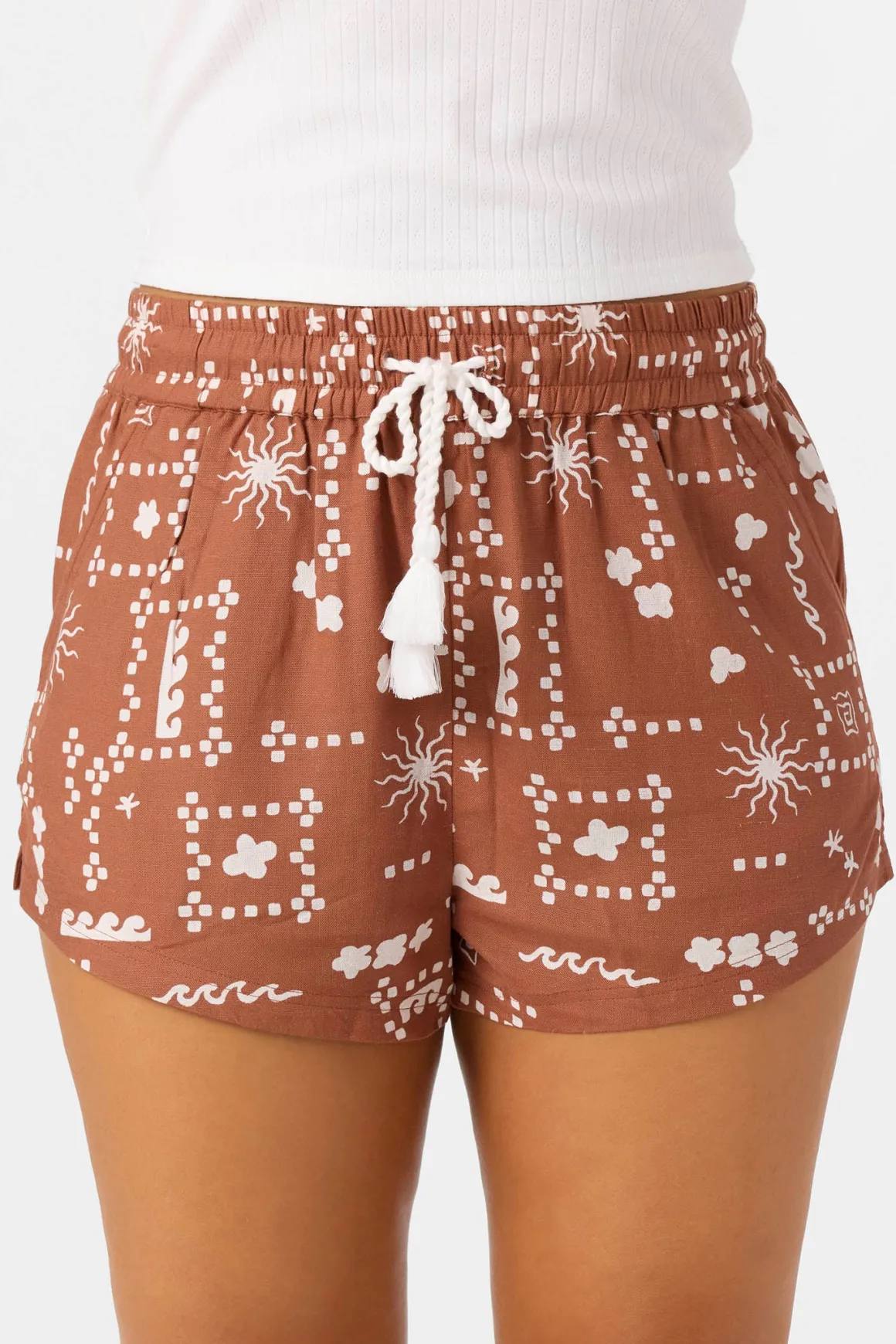 Keagan Abstract Beach Shorts - Rustic Brown | O'Neill