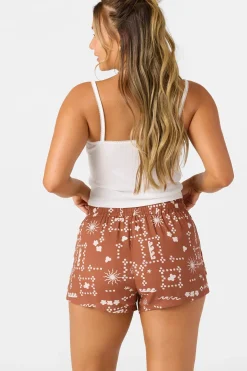 Keagan Abstract Beach Shorts - Rustic Brown | O'Neill