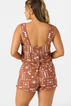 Keely Sleeveless Top - Rustic Brown | O'Neill