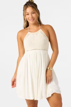 Kindra Short Dress - Winter White | O'Neill
