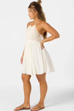 Kindra Short Dress - Winter White | O'Neill