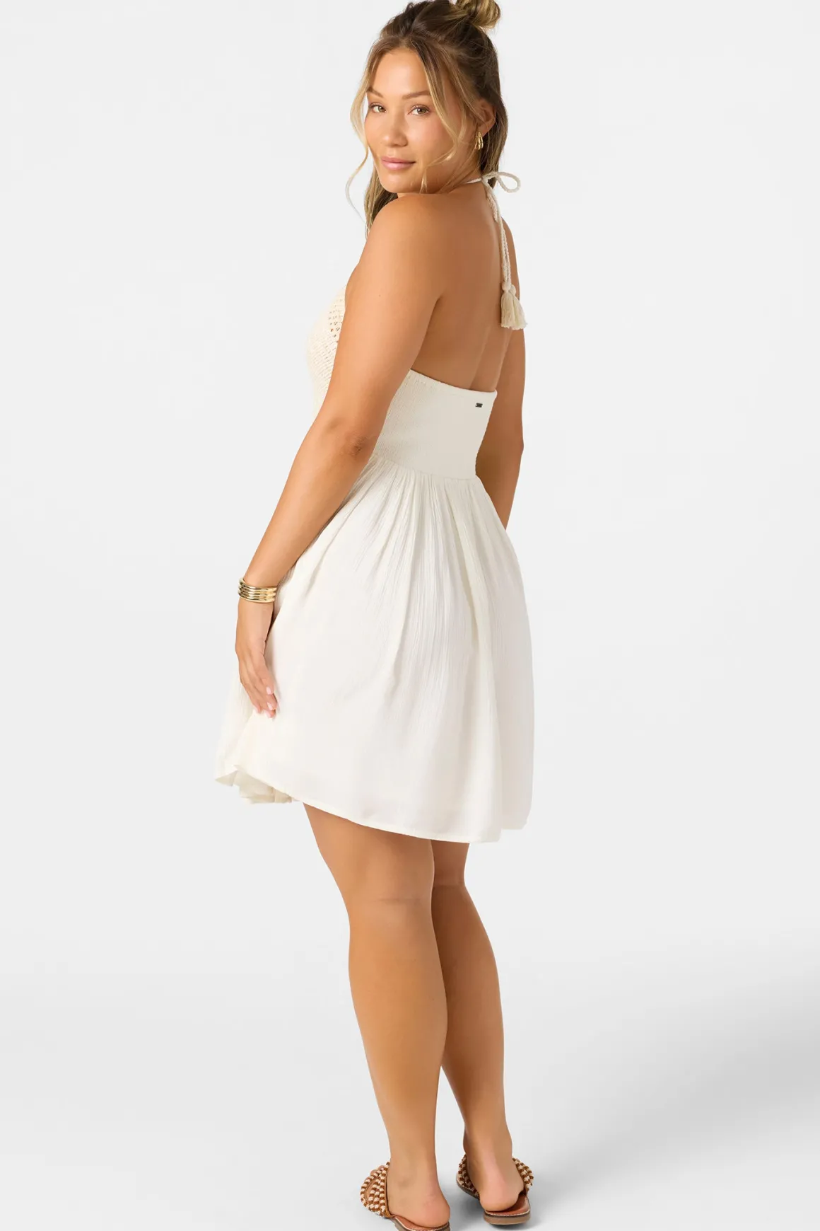Kindra Short Dress - Winter White | O'Neill