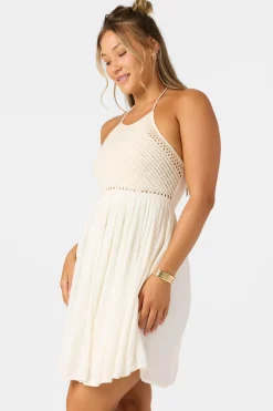 Kindra Short Dress - Winter White | O'Neill