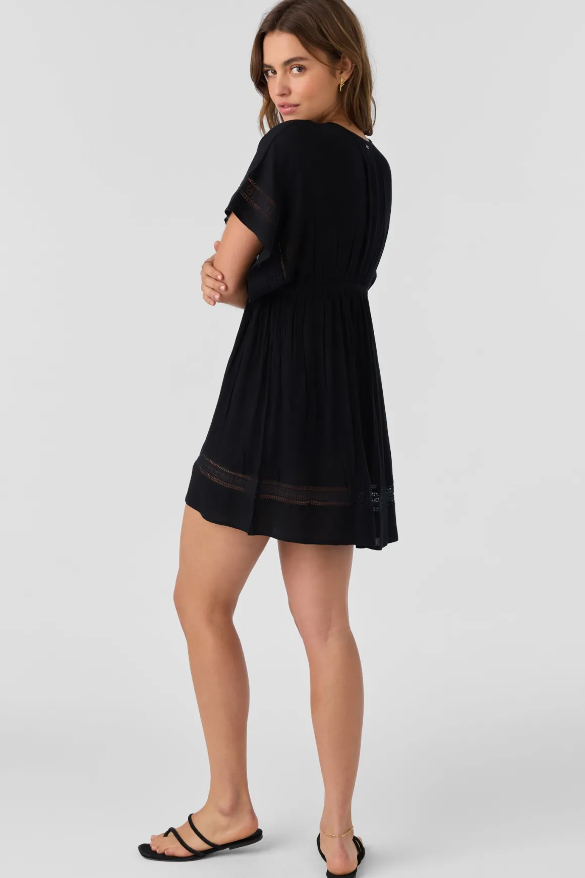 Kleo Woven Cover-Up Dress - Black | O'Neill