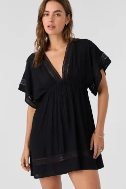 Kleo Woven Cover-Up Dress - Black | O'Neill