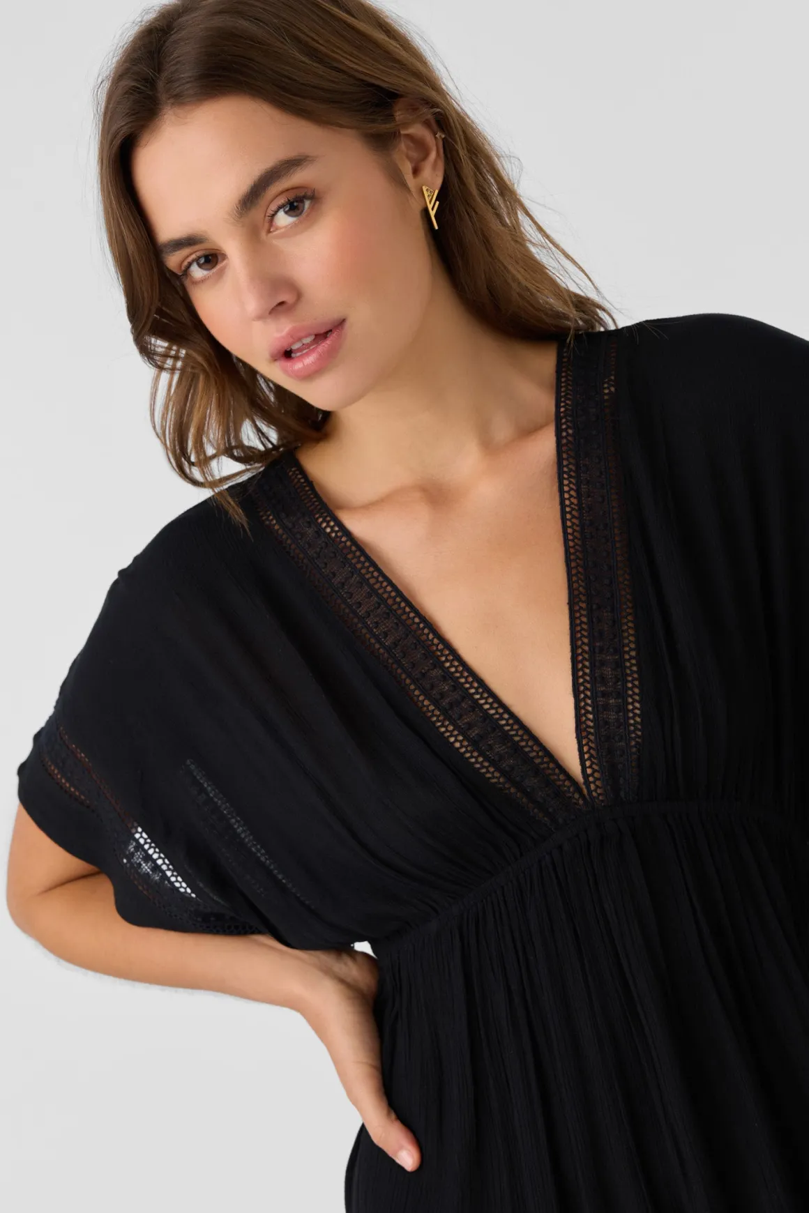 Kleo Woven Cover-Up Dress - Black | O'Neill