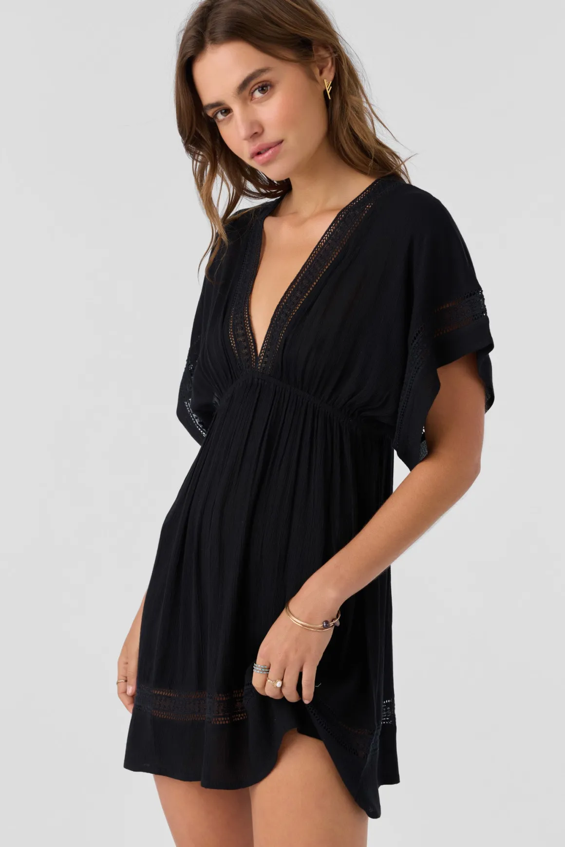 Kleo Woven Cover-Up Dress - Black | O'Neill
