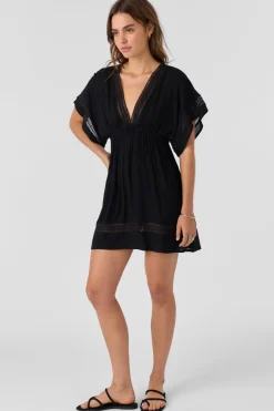 Kleo Woven Cover-Up Dress - Black | O'Neill