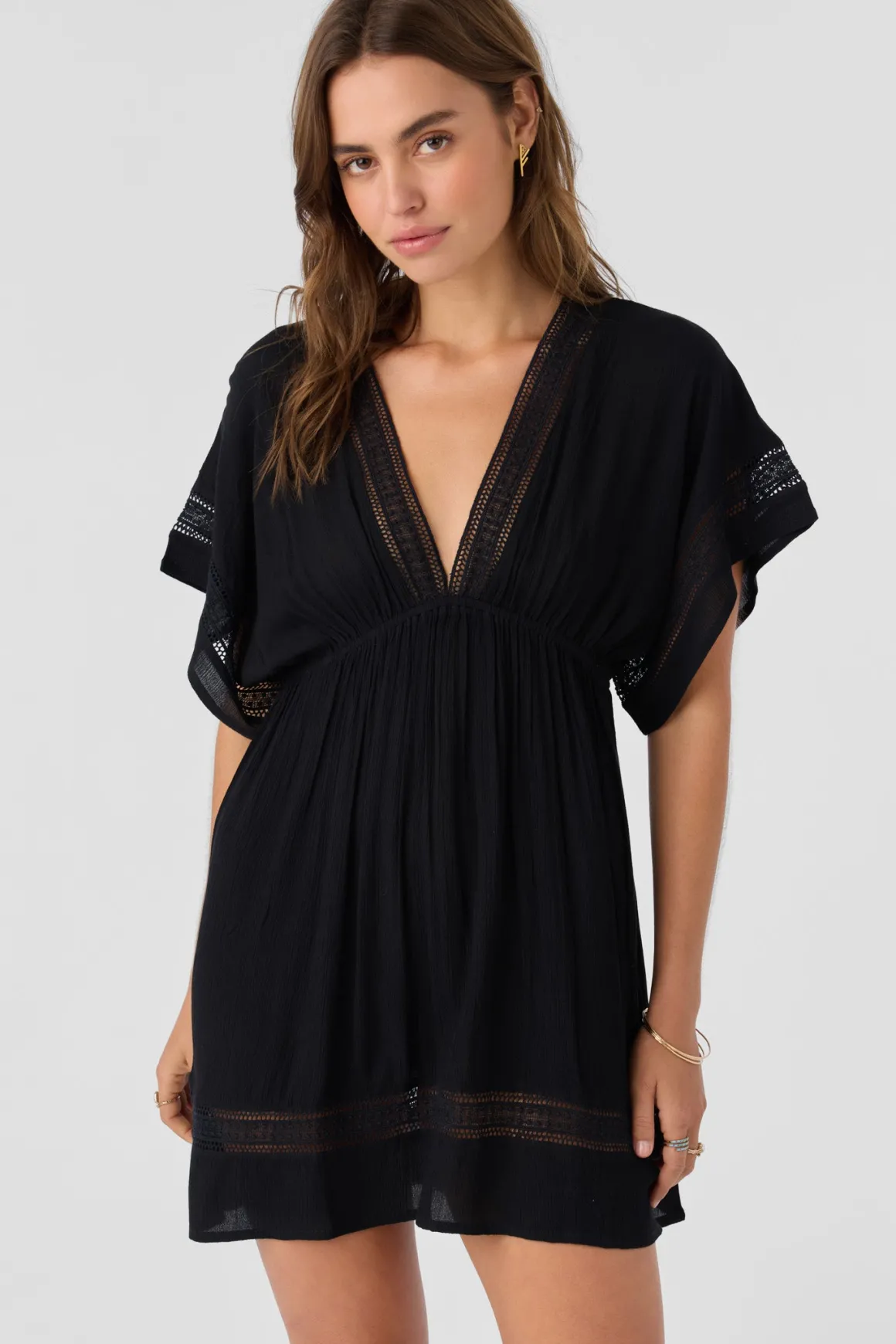 Kleo Woven Cover-Up Dress - Black | O'Neill