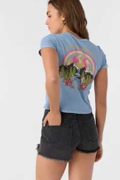 Lanisa Denim Shorts - Washed Black | O'Neill