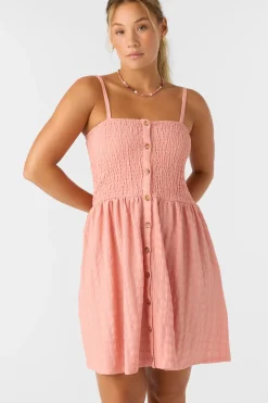 Leighton Short Dress - Coral Haze | O'Neill