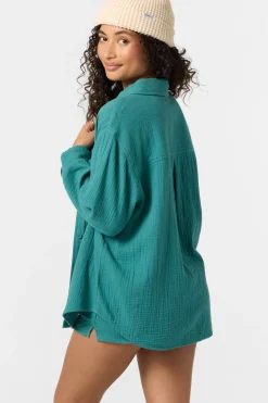 Leni Relaxed Long Sleeve Top - North Sea | O'Neill