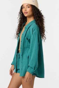 Leni Relaxed Long Sleeve Top - North Sea | O'Neill