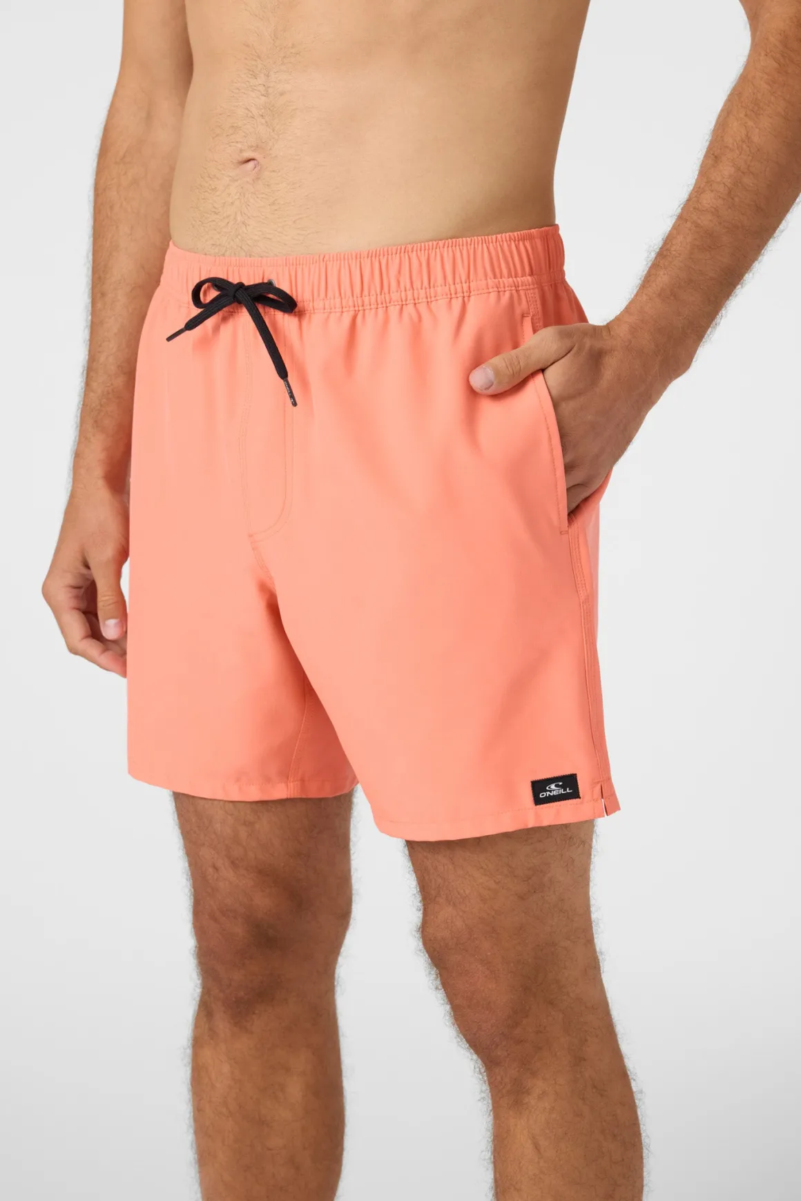 Lennox Hermosa Solid 17" Swim Trunks Trunks - Peach Echo | O'Neill