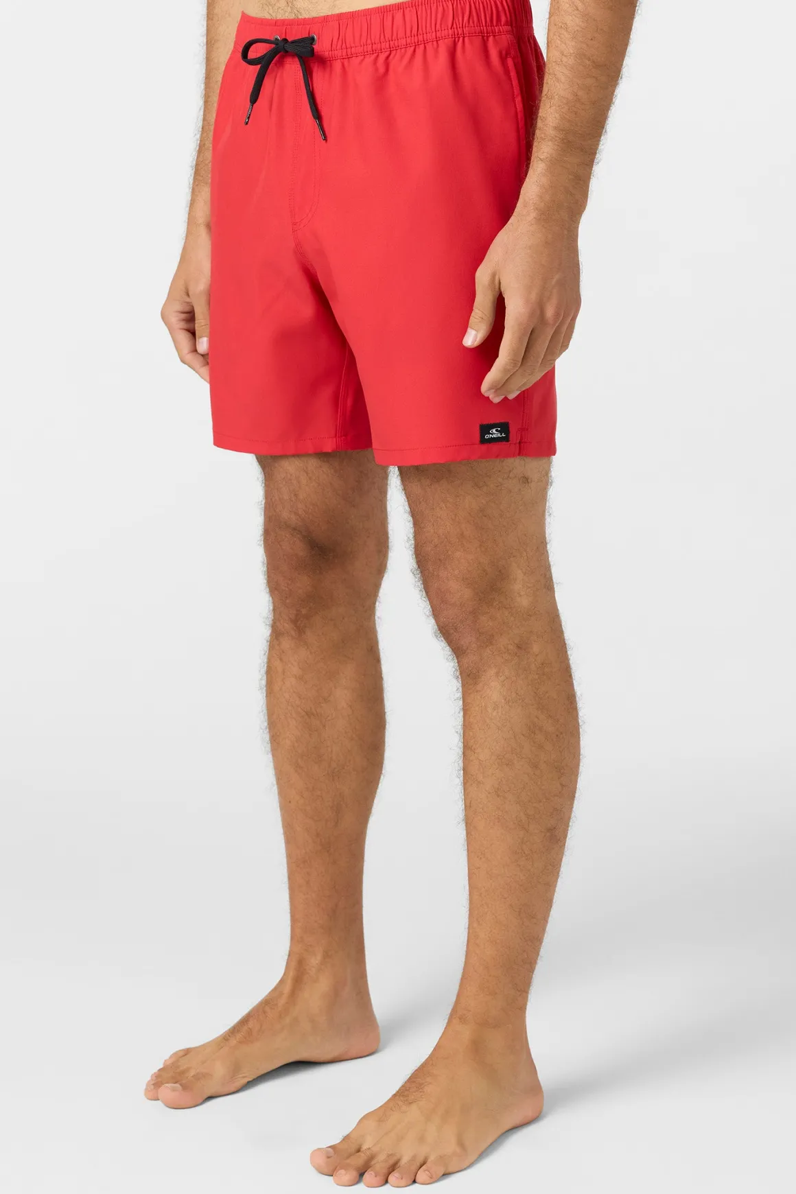 Lennox Hermosa Solid Elastic Waist 17" Swim Trunks Trunks - Chili Pepper | O'Neill